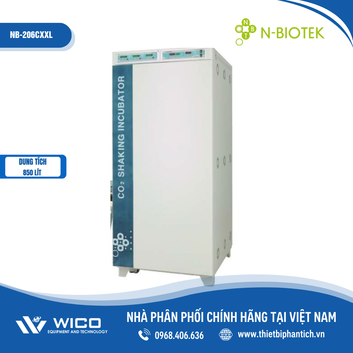 Tủ ấm co2 NB-206CXL