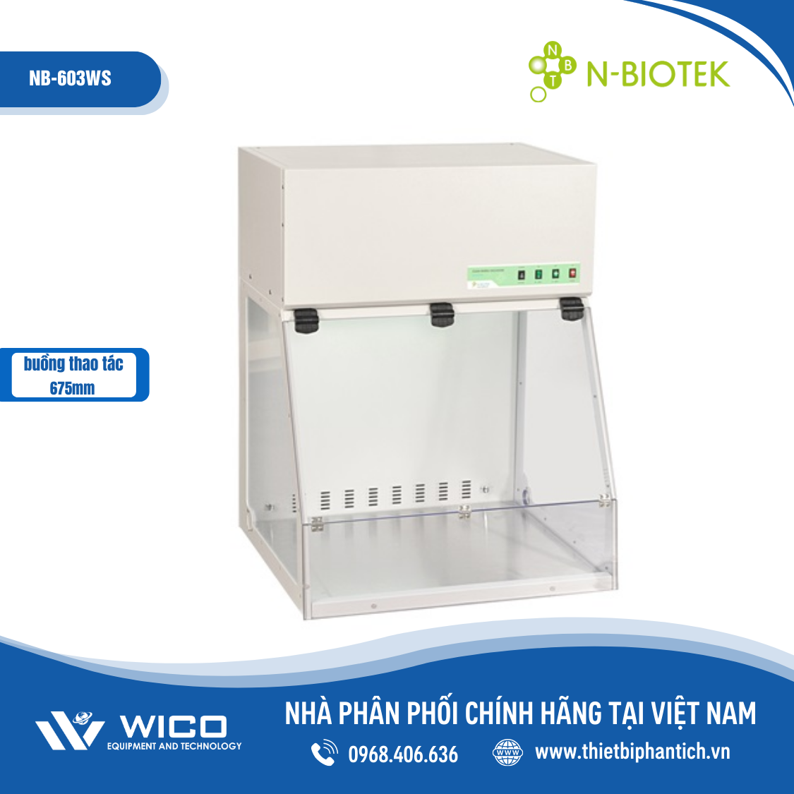 Tủ thao tác PCR N-bitek NB-603WS