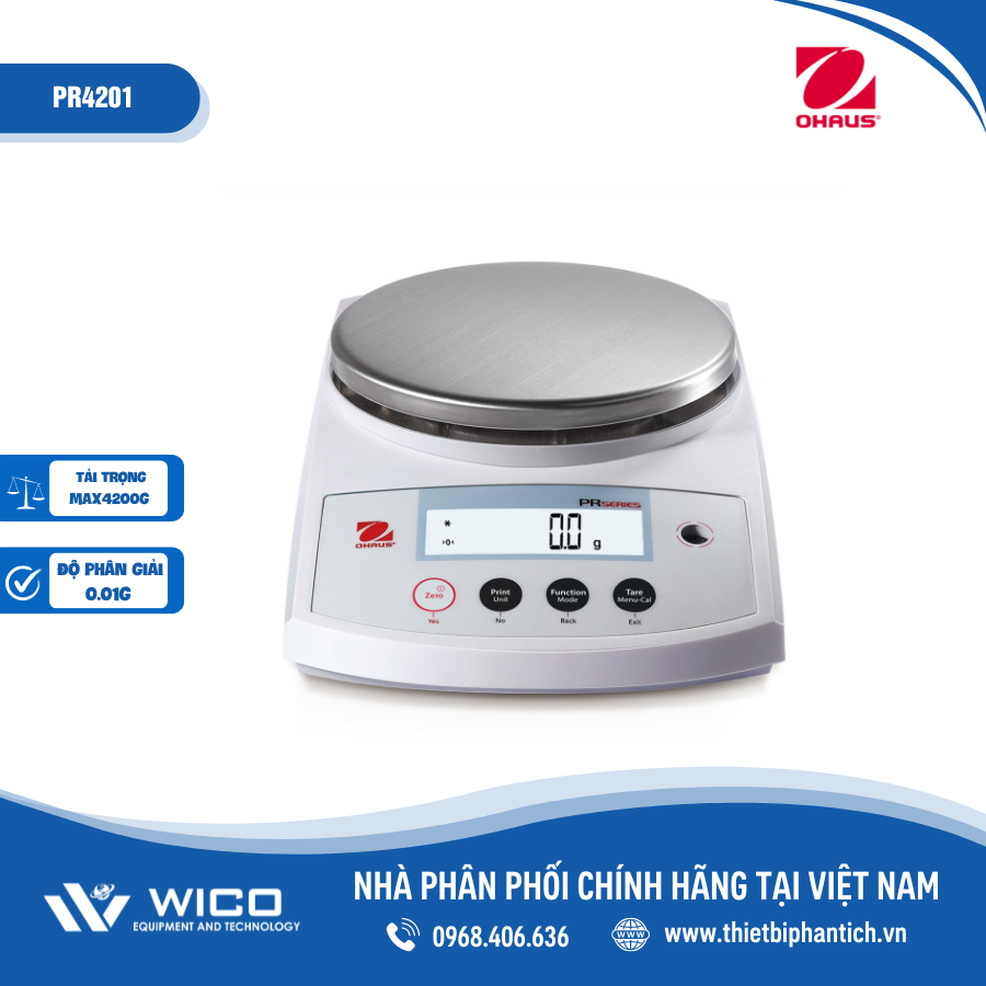 Cân kỹ thuật 1 số 4200g PR4201 và PR4201/E