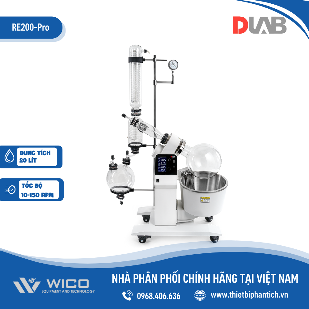 Thiết bị cô quay chân không Dlab RE200-PRO