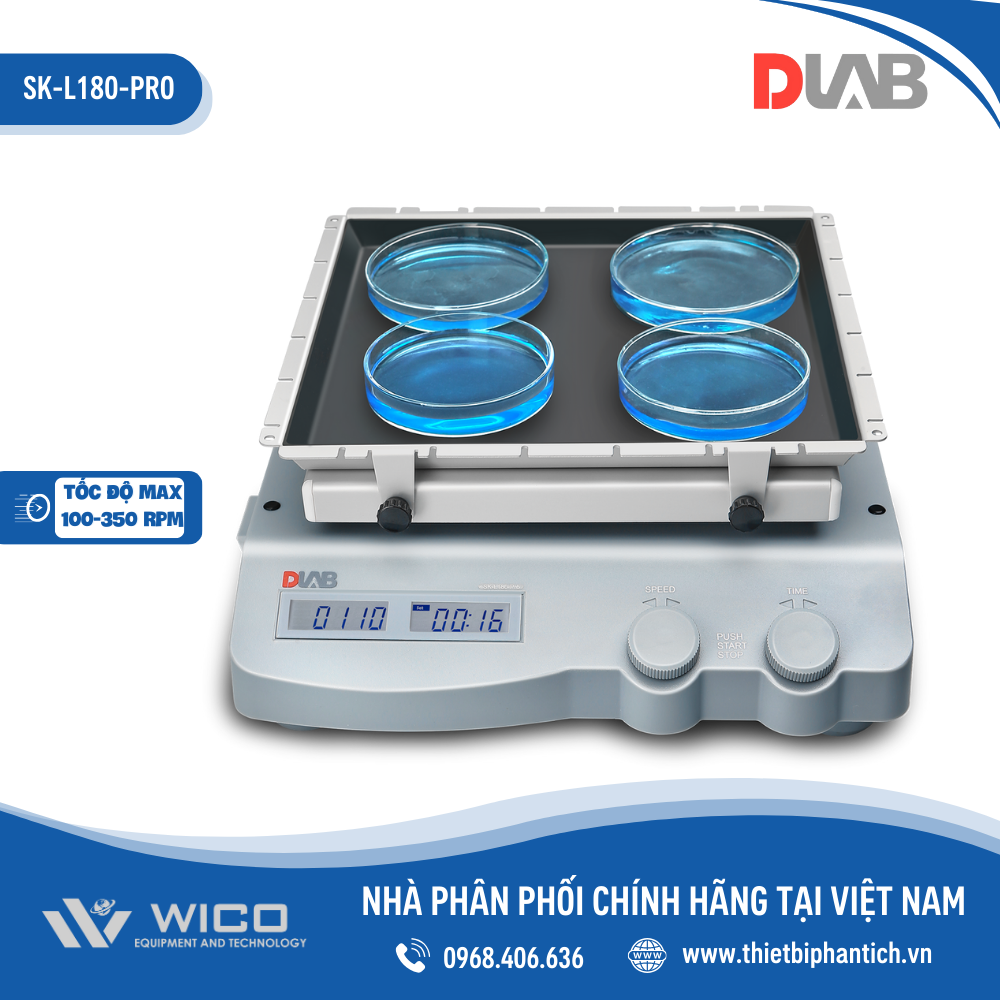 Máy lắc ngang Dlab SK-L330-Pro và SK-L180-pro