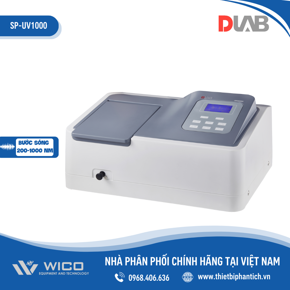 Máy quang phổ UV-Vis Dlab SP-UV1000 và SP-UV1100