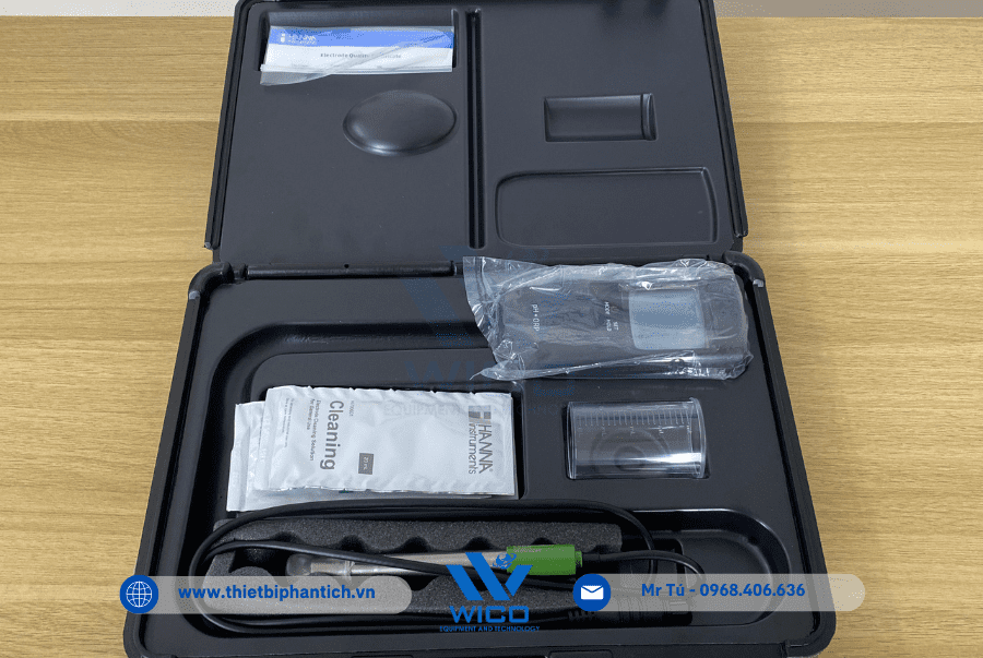 Trọn bộ Máy Đo pH/ORP/Nhiệt Độ Chống Thấm Nước HI991003