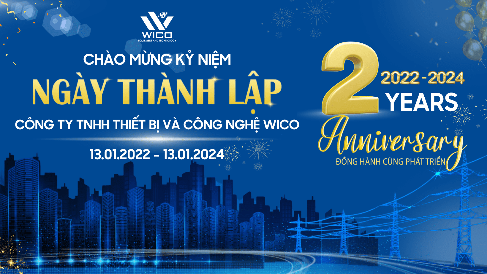 Kỷ Niệm 2 Năm Thành Lập Công Ty Wico