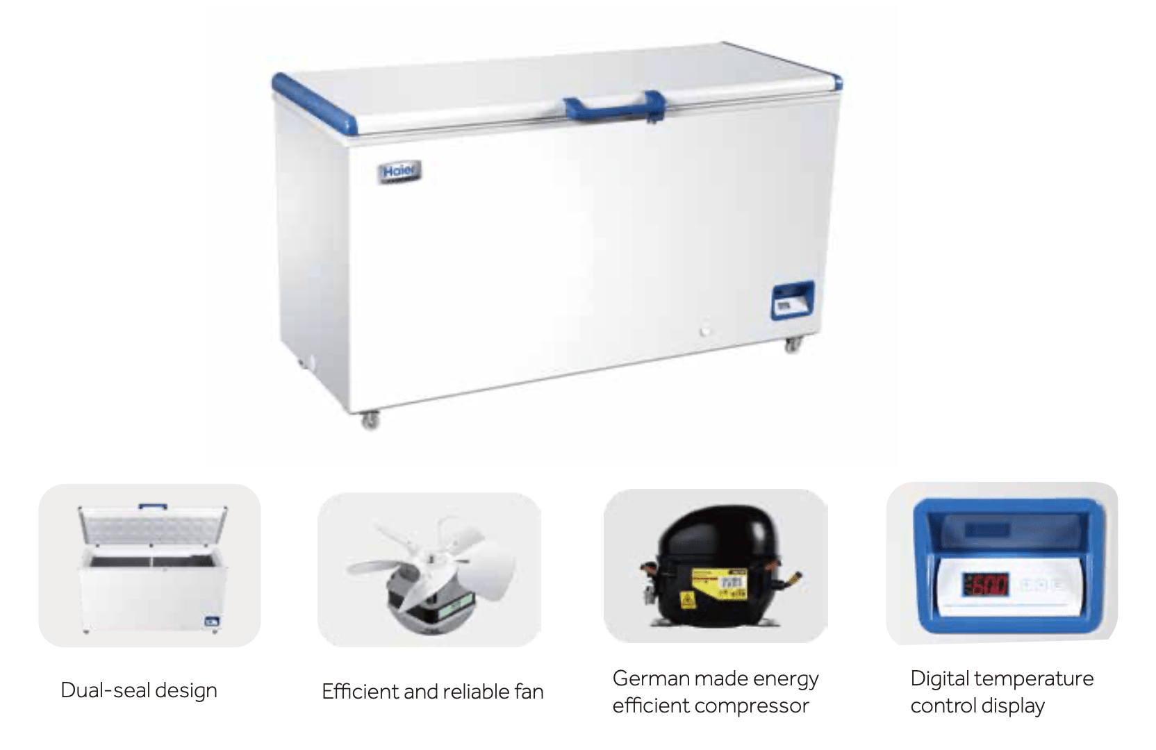 Tính năng tủ lạnh -60 độ Haier DW-60W139/ 259/ 389