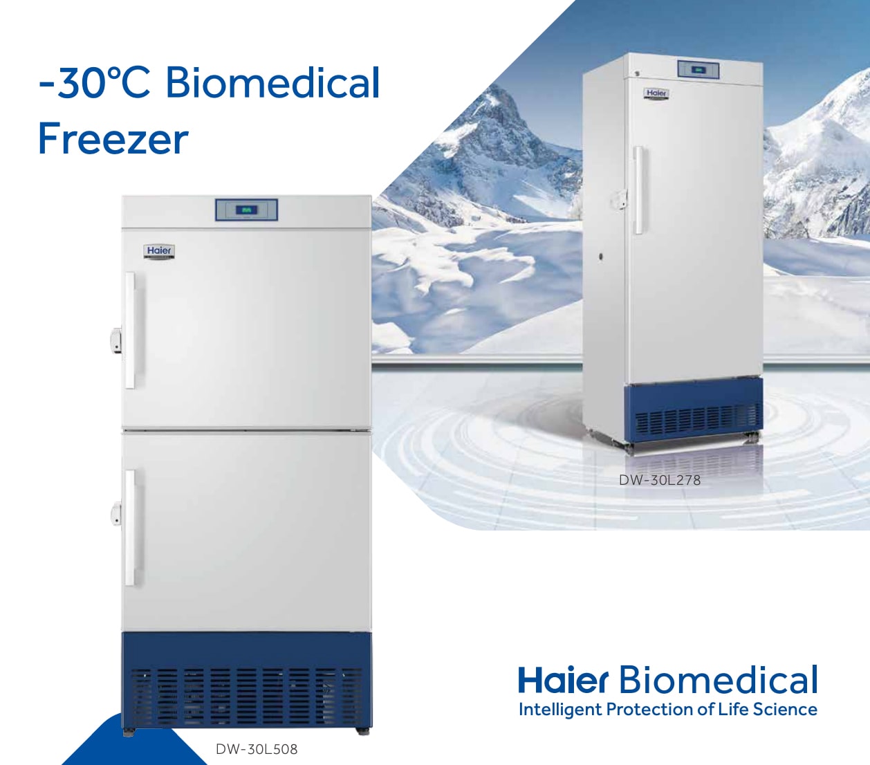 Tủ lạnh âm 30 độ C Haier | DW-30L278 và DW-30L508