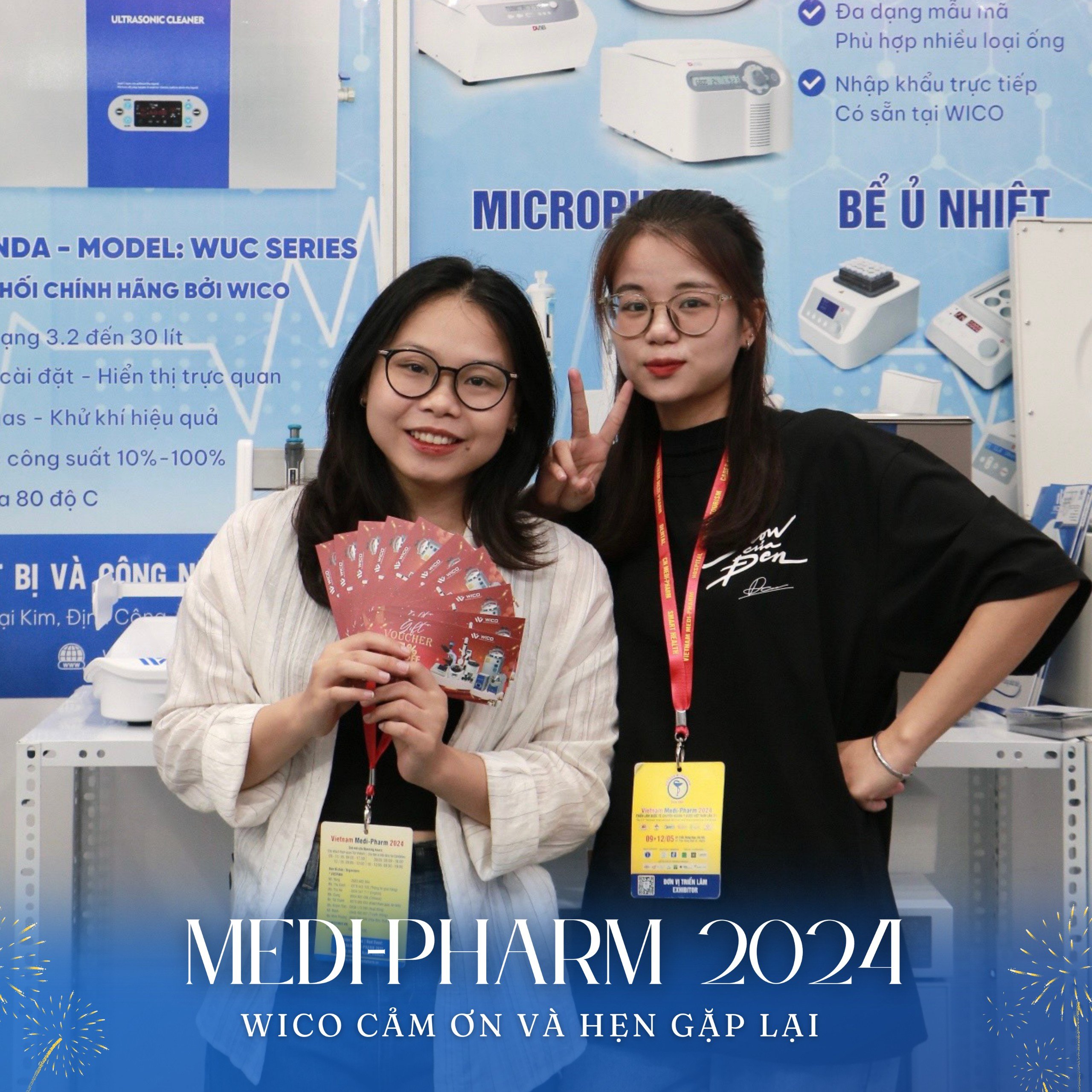 Đội ngũ Wico tại Triển lãm Y Dược Quốc Tế (Vietnam Medi-Pharm 2024)