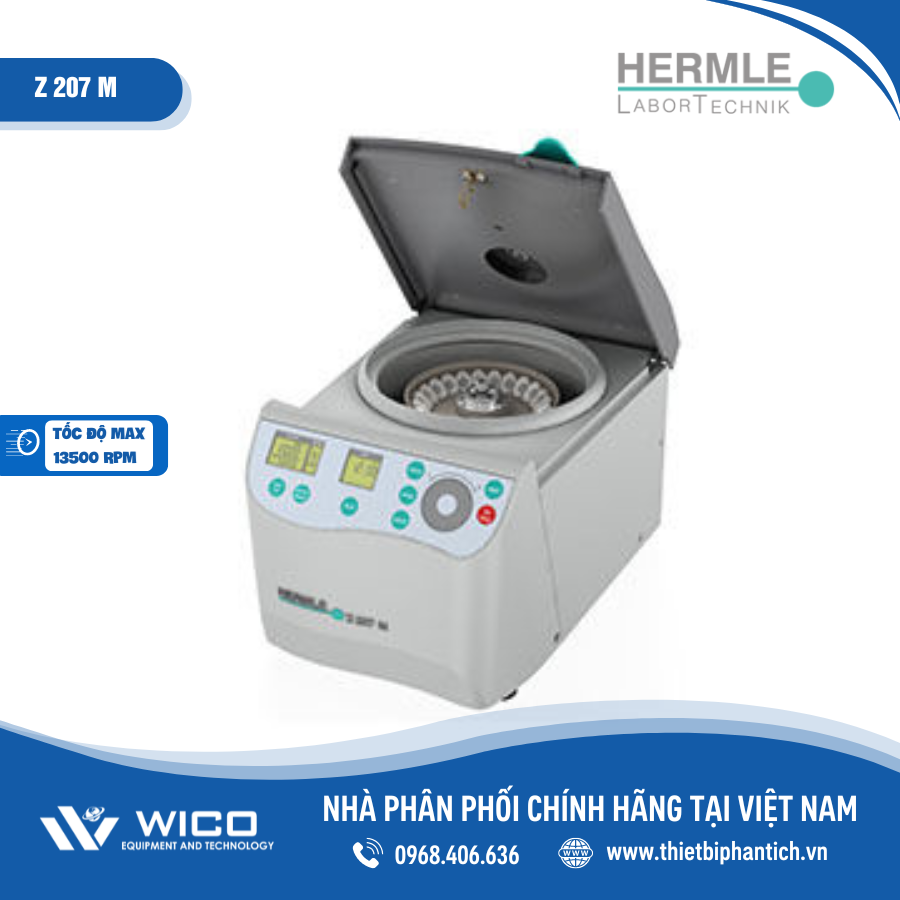 Máy ly tâm tốc độ cao Hermle z 207 m