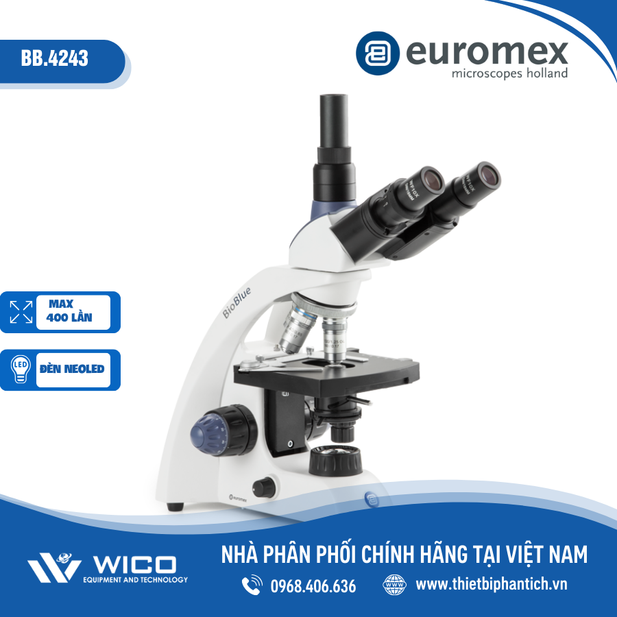 Kính hiển vi 3 mắt euromex bb.4243