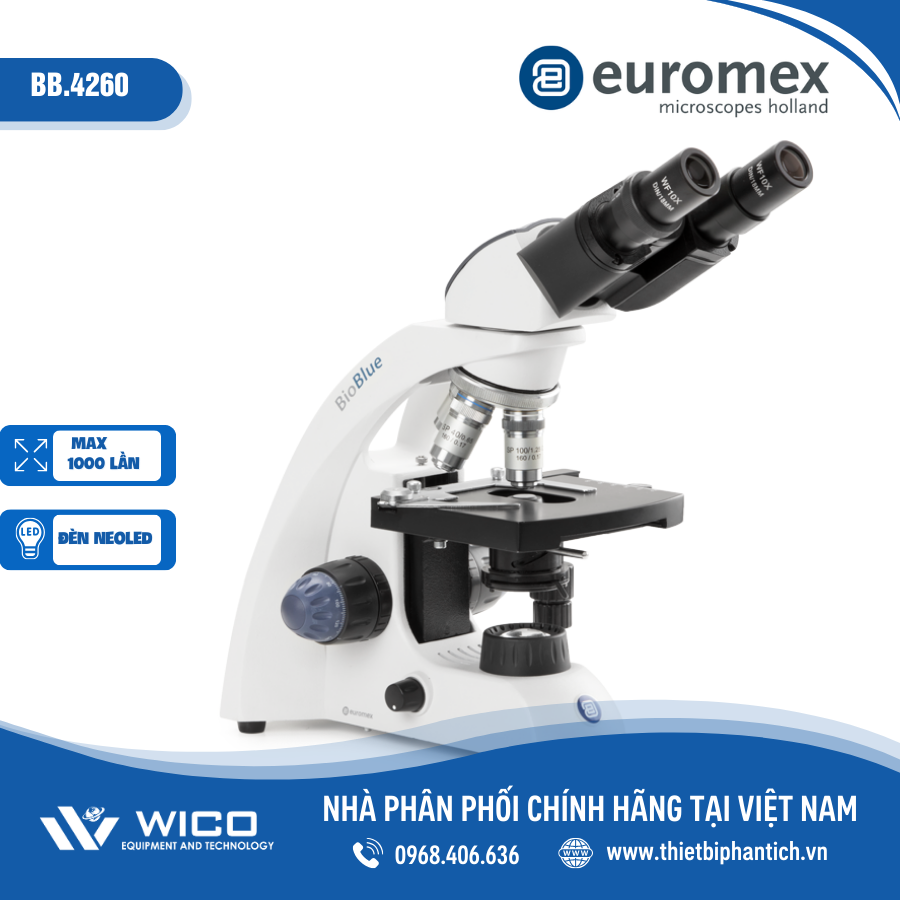 Kính hiển vi 2 mắt euromex bb.4260