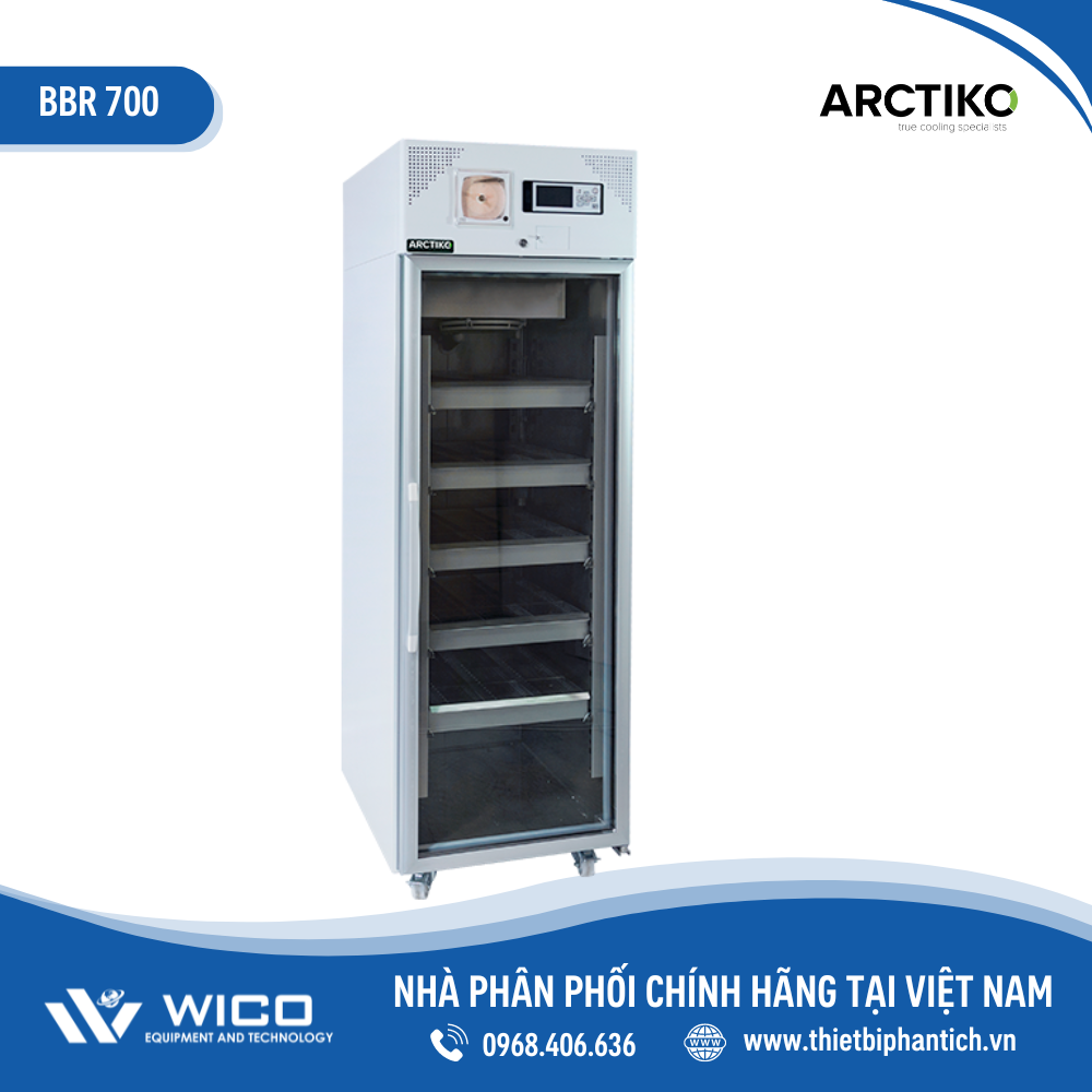 Tủ lạnh trữ máu 628 lít BBR 700 hãng Arctiko