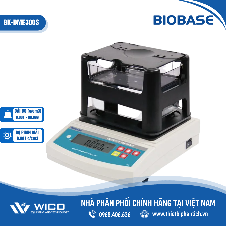 Cân Đo Tỷ Trọng Biobase BK-DME300S | 0.001g/cm3 - 300g