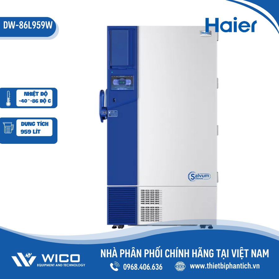 Tủ Lạnh Âm 86 Độ C Haier DW-86L828W / DW-86L959W