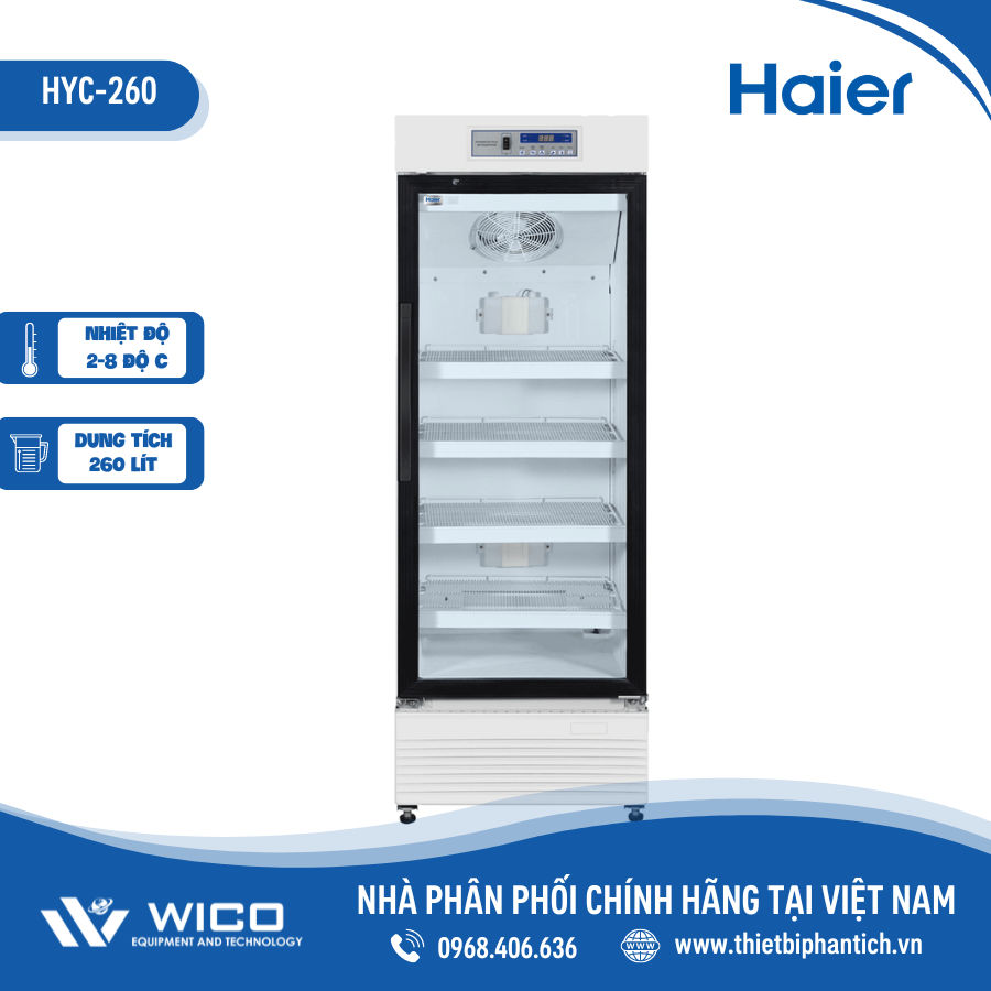 Tủ bảo quản thuốc vacxin Haier HYC-260