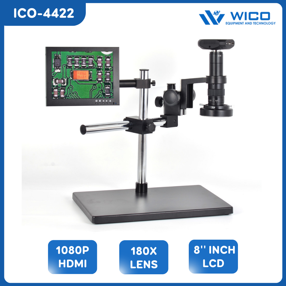 Kính Hiển Vi Kỹ Thuật Số WICO ICO-4422  | 1080P FULL HD - Cổng HDMI/USB 