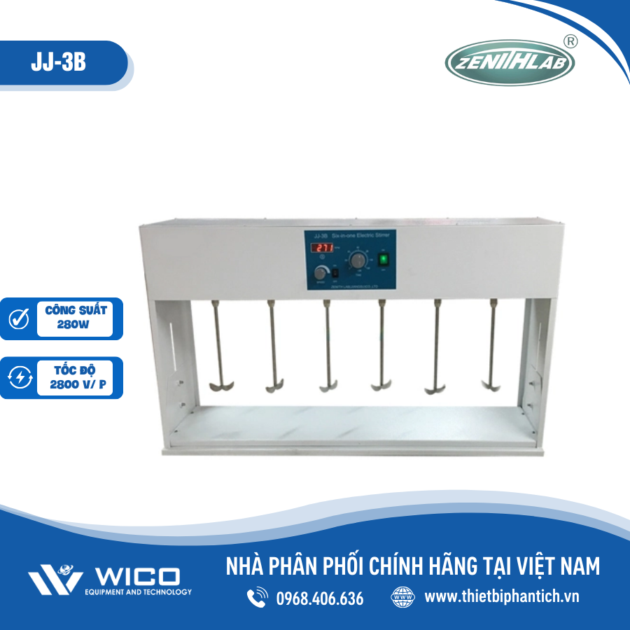 Máy khuấy Jartest kiểu cơ JJ-3B