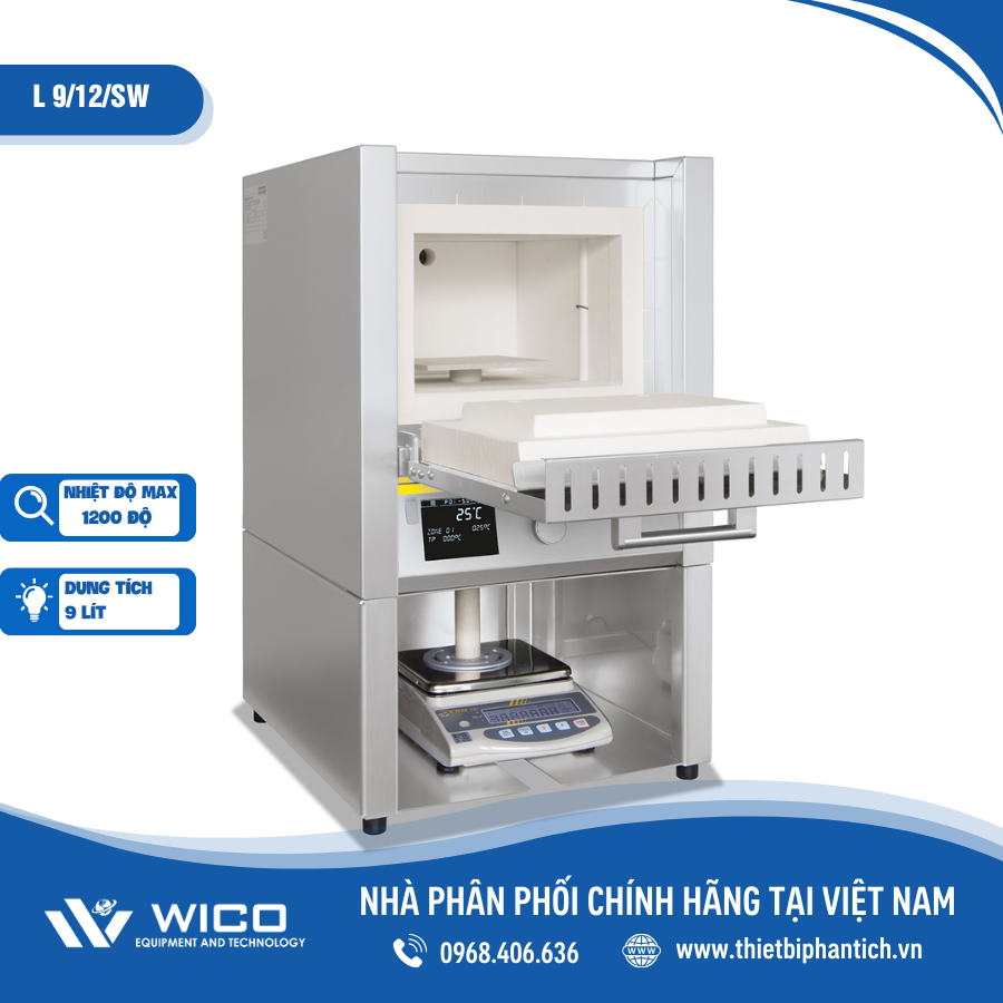 Lò nung co cân liên tục Nabertherm