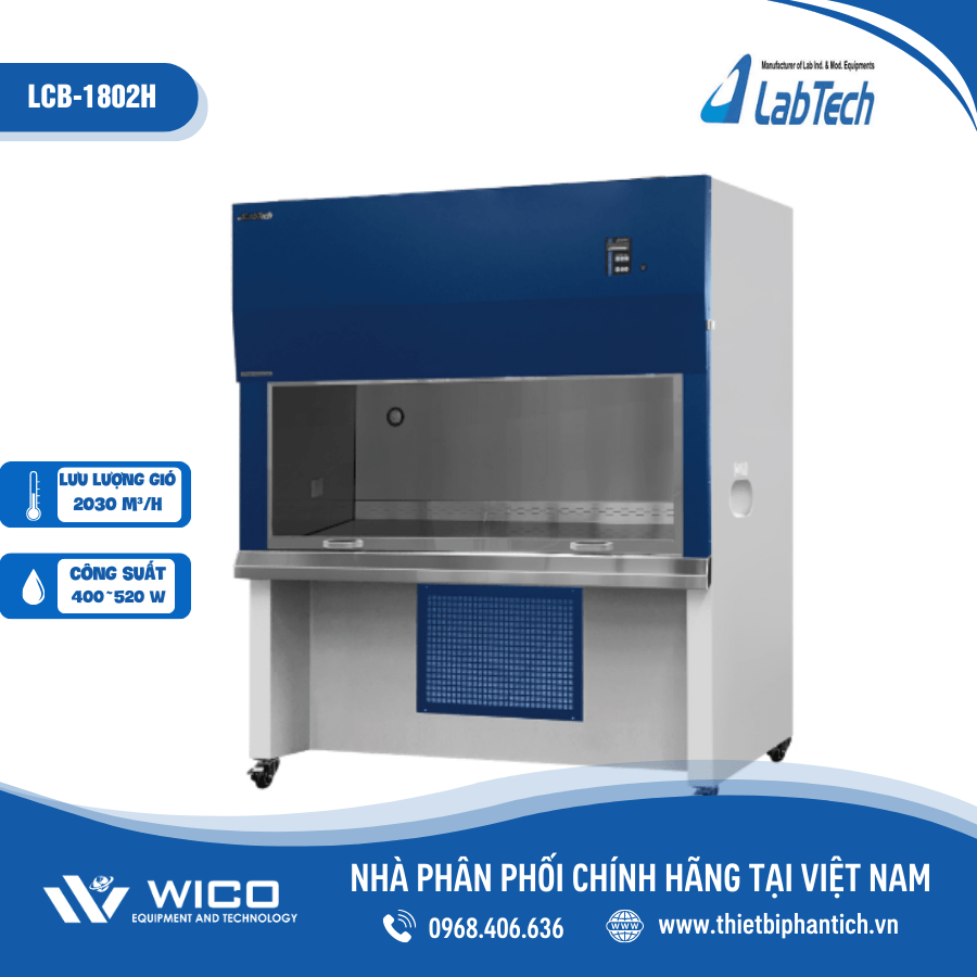 Tủ Cấy Vi Sinh Thổi Ngang Hàn Quốc - Labtech LCB-1802H