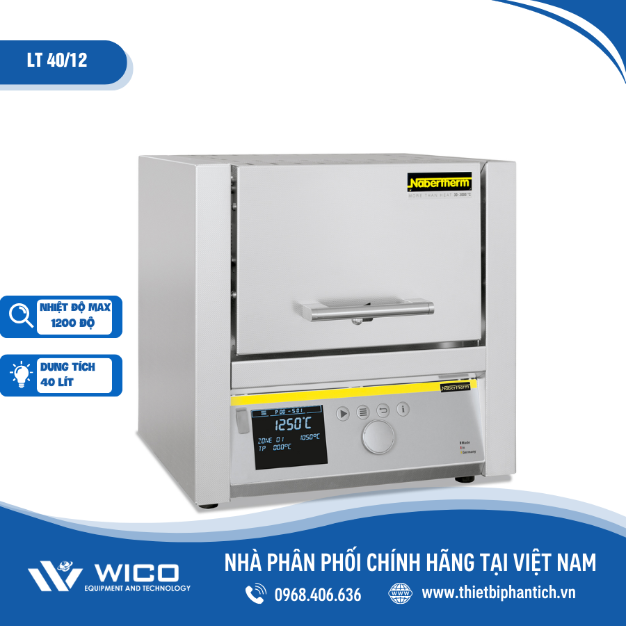 Lò nung chuyên dụng 1200 độ nabertherm