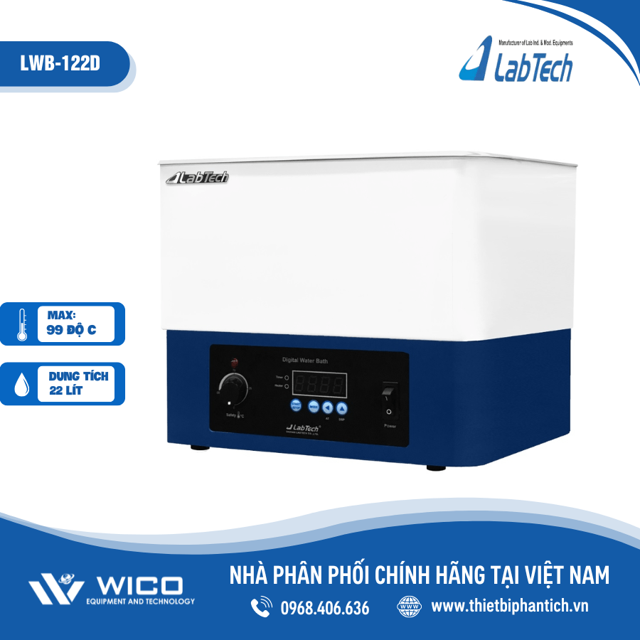 Bể cách thủy Labtech LWB-122D