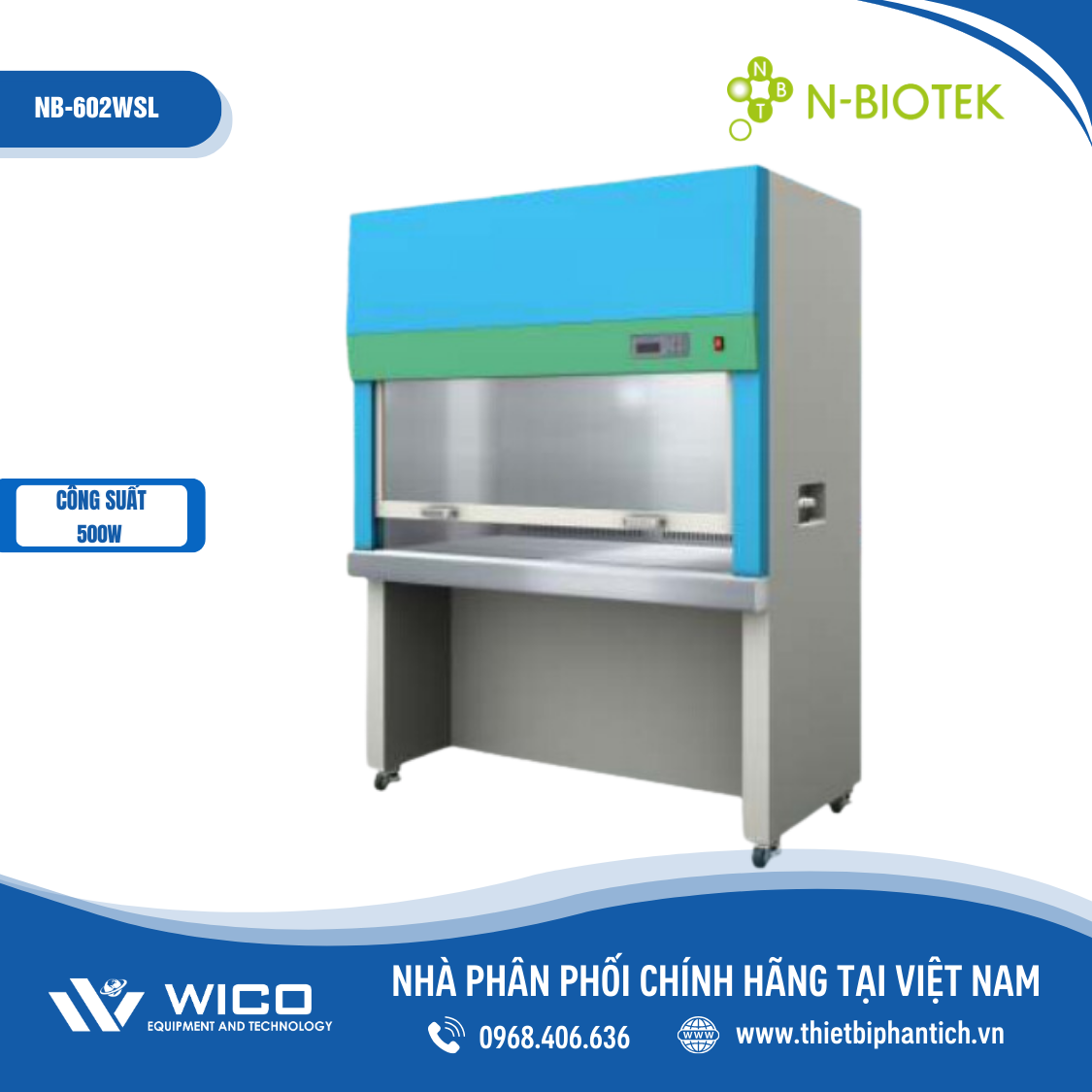 Tủ an toàn sinh học cấp II Kieur A2 N-BIOTEK nb-ws