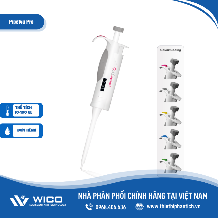 Micropipet Đơn Kênh Điện Tử AHN Đức