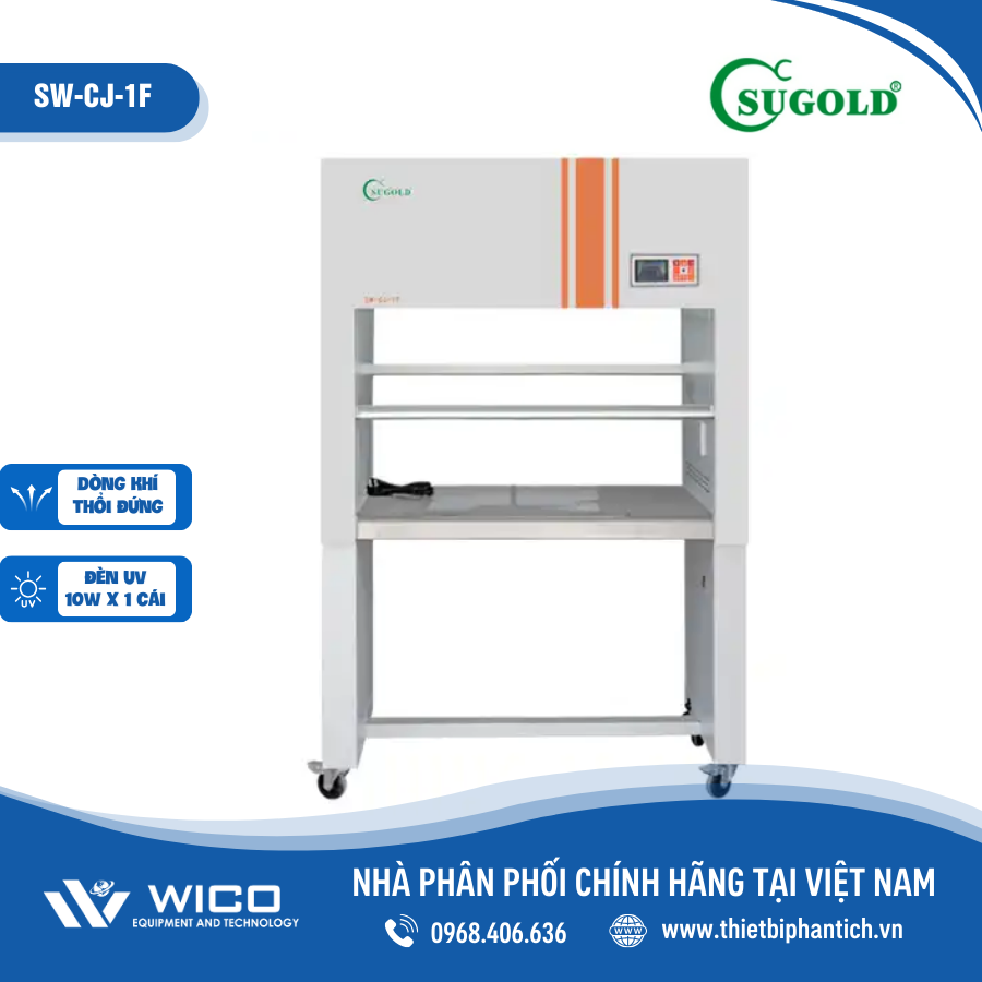 Tủ cấy vi sinh mở cửa 2 phía Sugold SW-CJ-1F