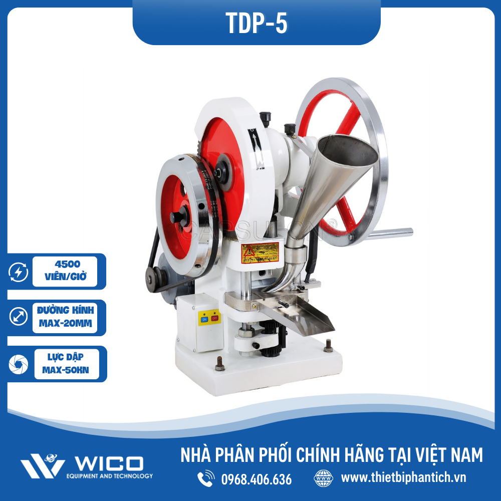 Máy Dập Viên 1 Chày Trung Quốc Tianfeng TDP-5