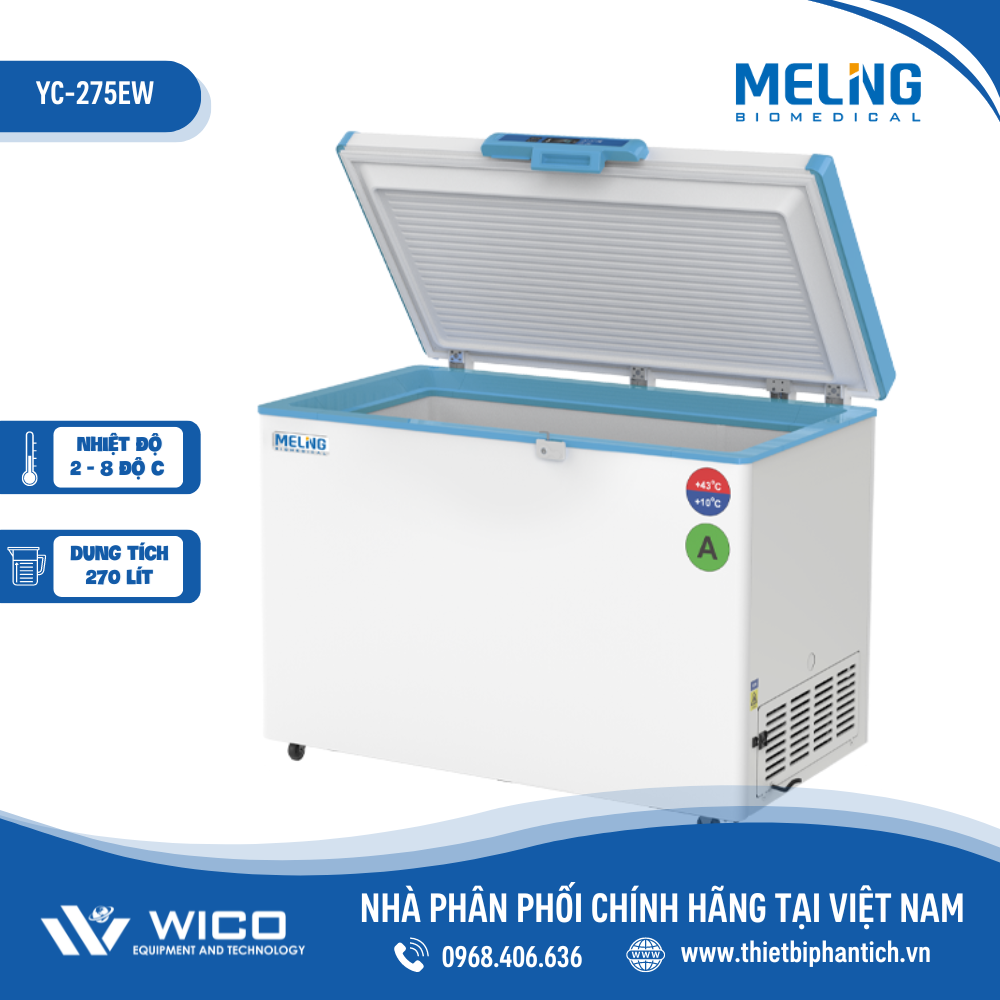 Tủ Bảo Quản Vacxin Chuyên Dụng Meiling YC-275EW