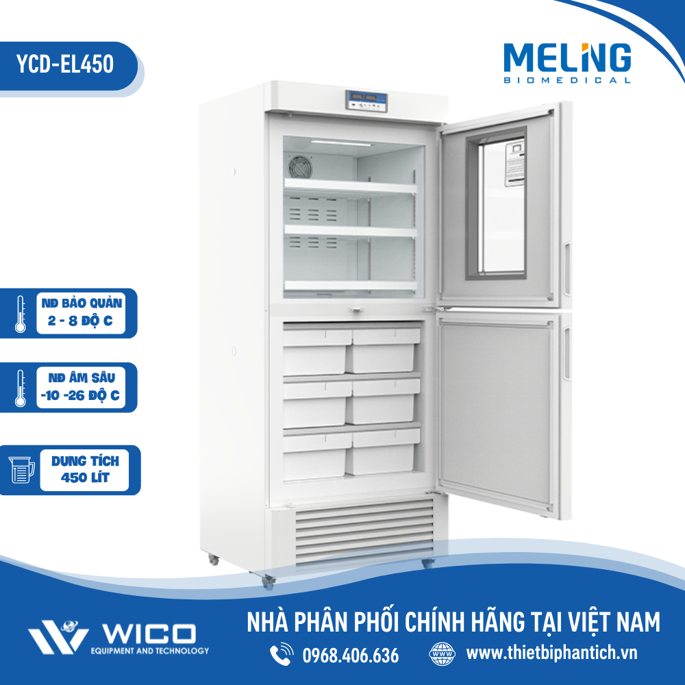 Tủ Lạnh 2 Buồng Mát - Âm Sâu Meiling YCD-EL450