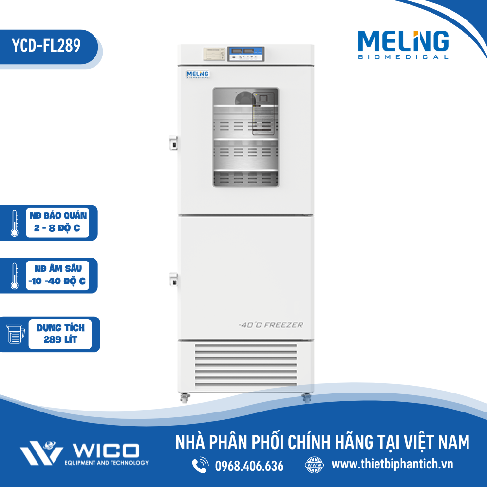 Tủ Lạnh 2 Buồng Mát - Âm Sâu 289 Lít Meiling YCD-FL289