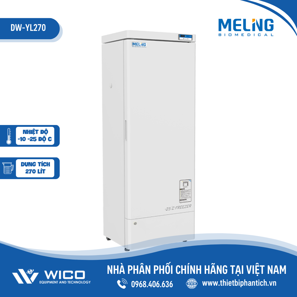 Tủ Lạnh Âm 25 độ C Meiling Trung Quốc DW-YL270