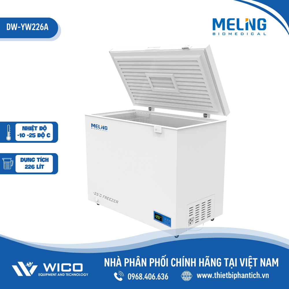 Tủ Lạnh Âm 25 độ C Meiling Trung Quốc DW-YW226A