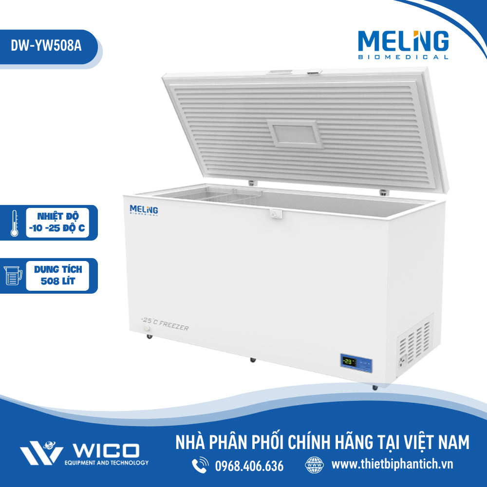 Tủ Lạnh Âm 25 độ C Meiling Trung Quốc DW-YW508A