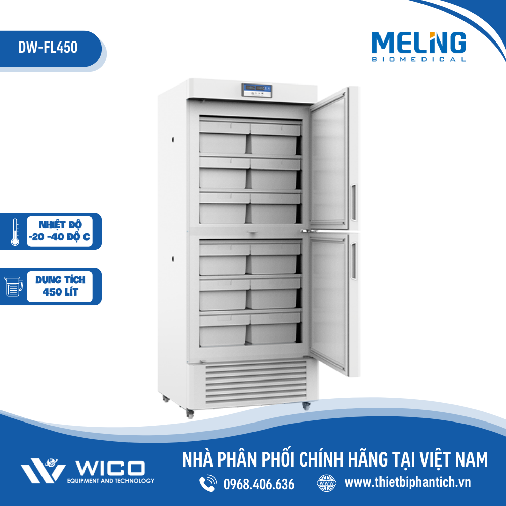 Tủ Lạnh Âm 40 độ C Meiling Trung Quốc DW-FL450