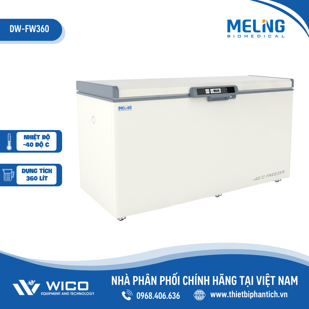 Tủ Lạnh Âm 40 độ C Meiling Trung Quốc DW-FW360 