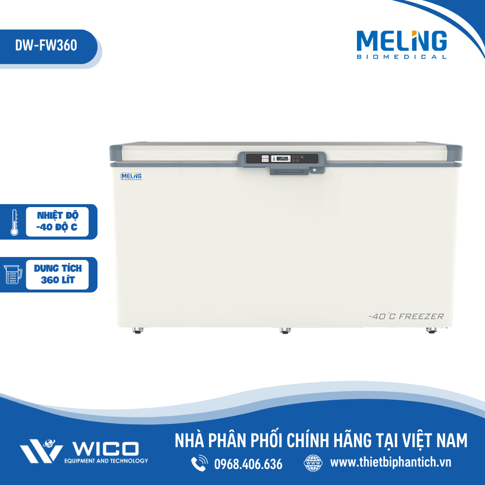 Tủ Lạnh Âm 40 độ C Meiling Trung Quốc DW-FW360 | 360 Lít