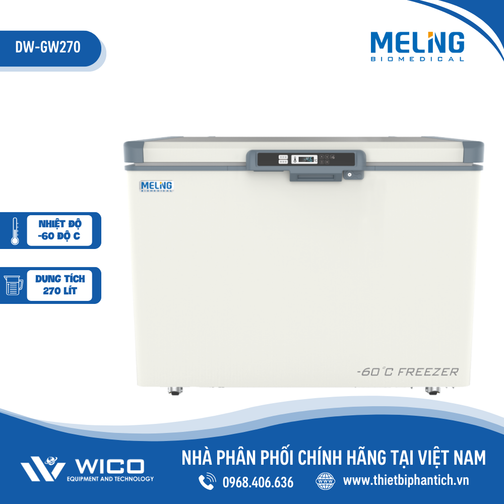 Tủ Lạnh Âm 60 độ C Meiling Trung Quốc DW-GW270