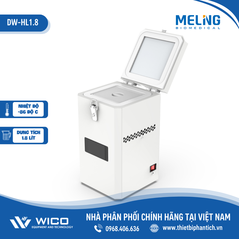 Tủ Lạnh Âm 86 độ C Meiling Trung Quốc DW-HL1.8 