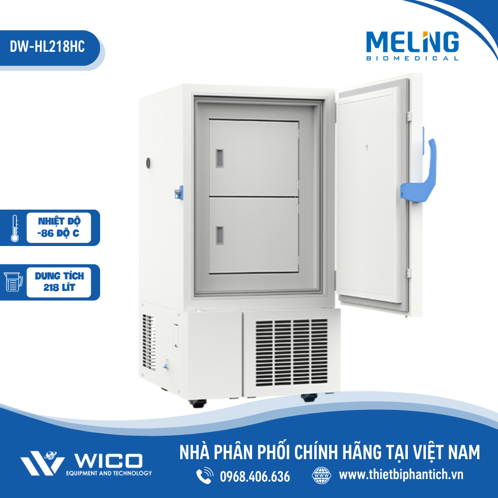 Tủ Lạnh Âm 86 độ C Meiling Trung Quốc DW-HL218HC | 218 Lít