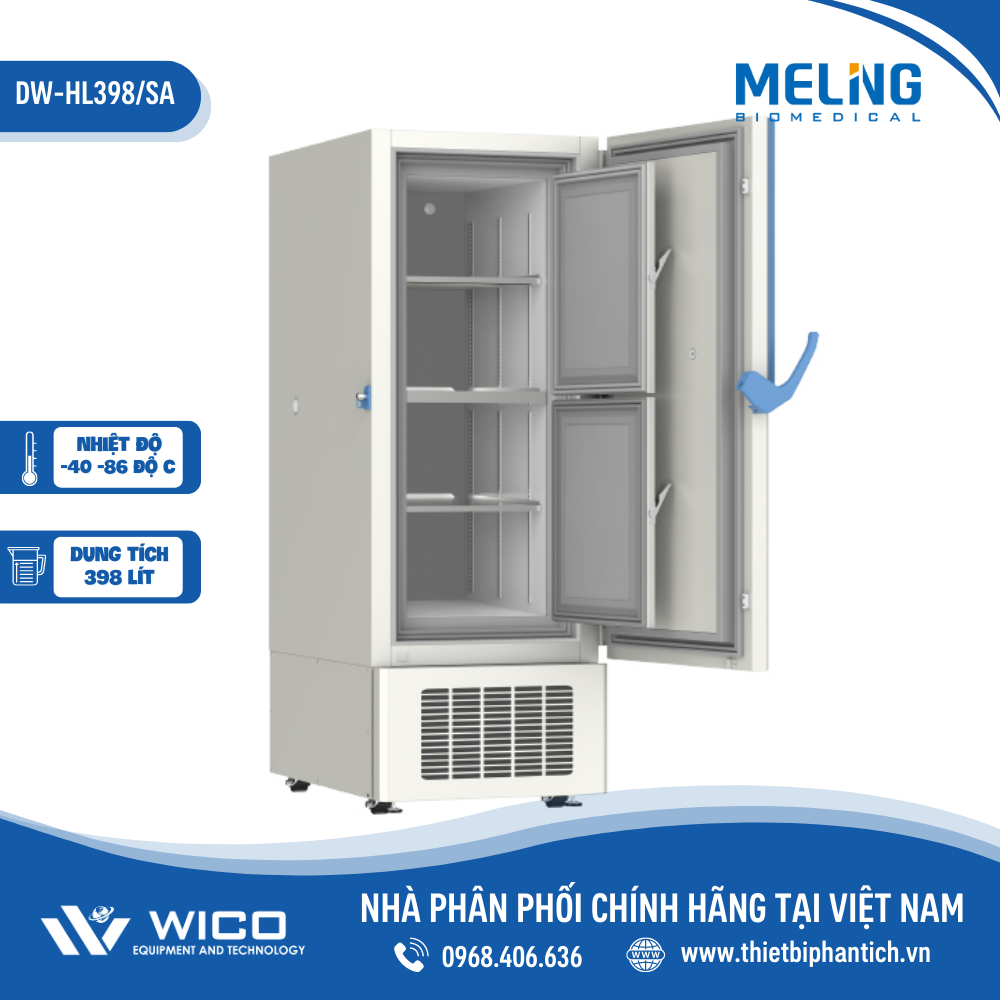 Tủ Lạnh Âm 86 độ C Meiling Trung Quốc DW-HL398/SA