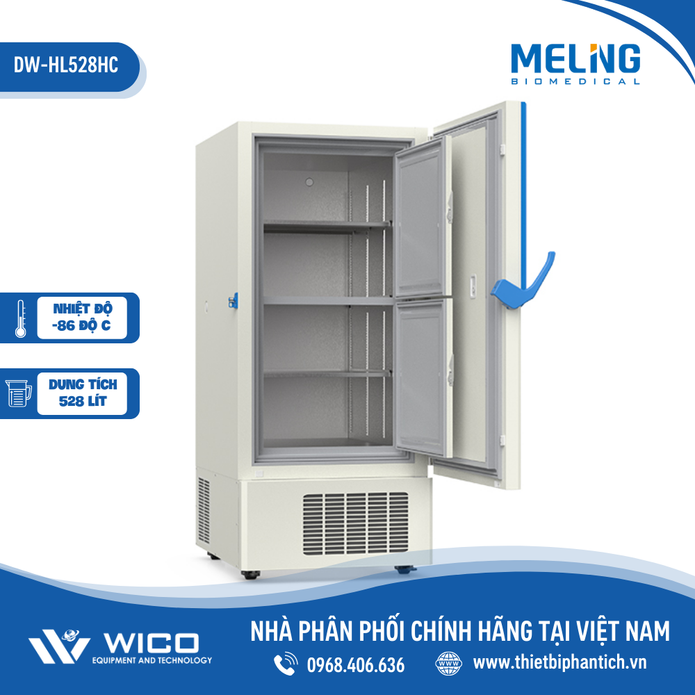 Tủ Lạnh Âm 86 độ C Meiling Trung Quốc DW-HL528HC