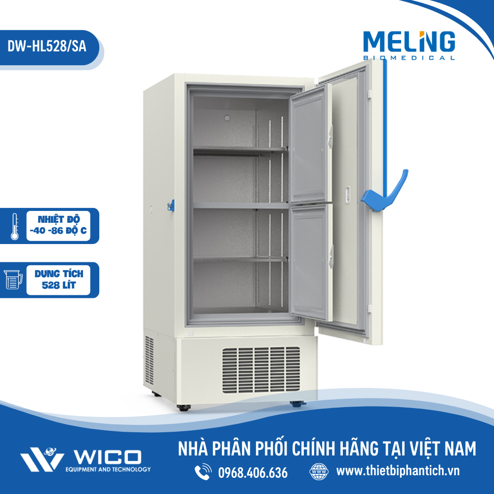 Tủ Lạnh Âm 86 độ C Meiling Trung Quốc DW-HL528/SA