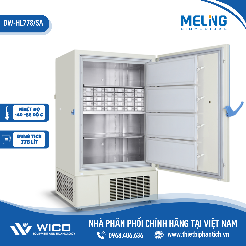 Tủ Lạnh Âm 86 độ C Meiling Trung Quốc DW-HL778/SA