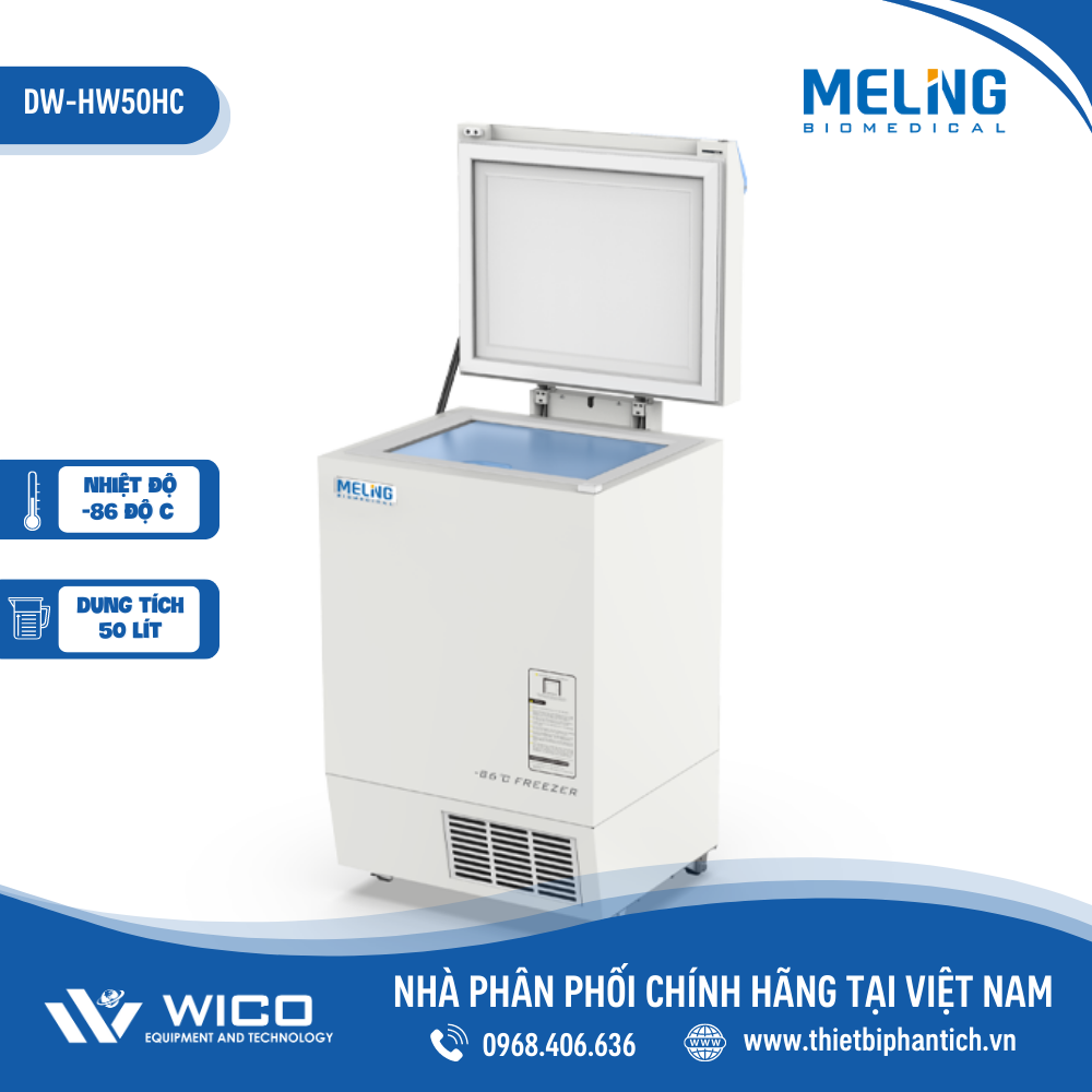Tủ Lạnh Âm 86 độ C Meiling Trung Quốc DW-HW50HC | 100 Lít
