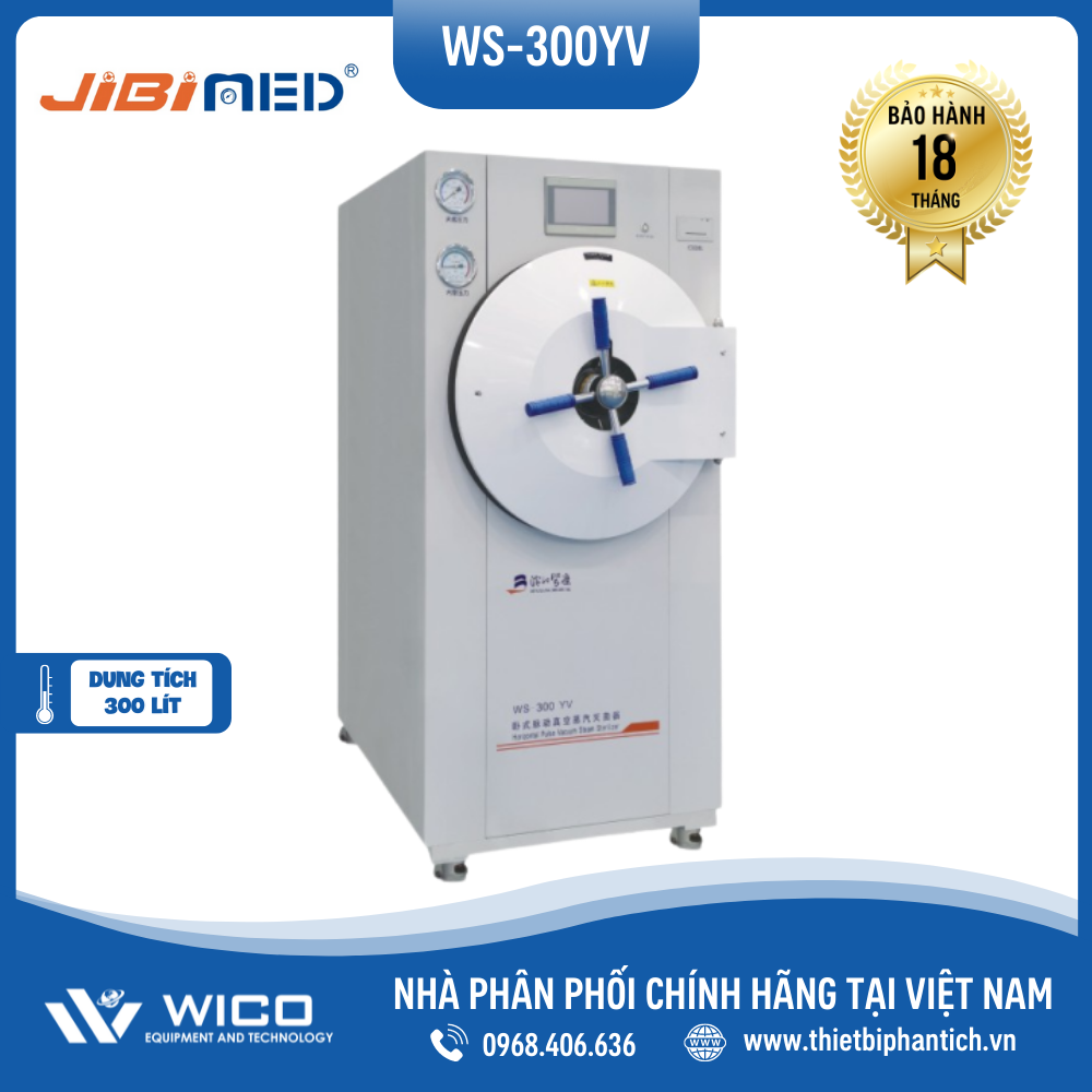 Nồi hấp tiệt trùng - Sấy chân không Jibimed WS-200YV