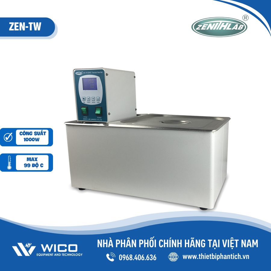 Bể Điều Nhiệt Tuần Hoàn RT+5 - 99 Độ Zenith Lab ZEN-TW