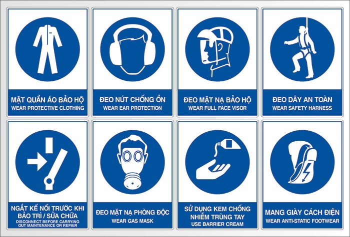 cac bien bao nguy hiem trong nha may