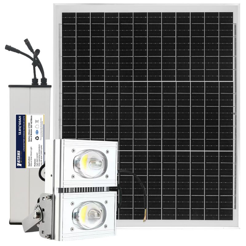 Đèn pha COB năng lượng mặt trời 60W CT.DP02.60