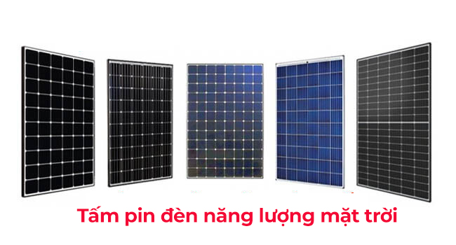 Tấm pin của đèn năng lượng mặt trời